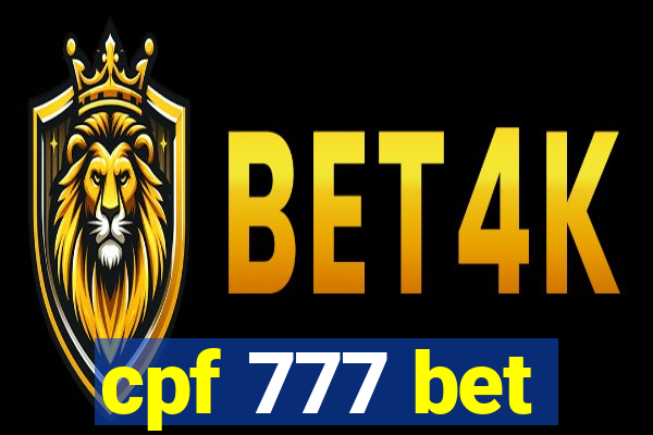 cpf 777 bet